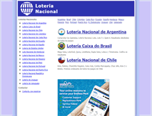 Tablet Screenshot of nacionalloteria.com